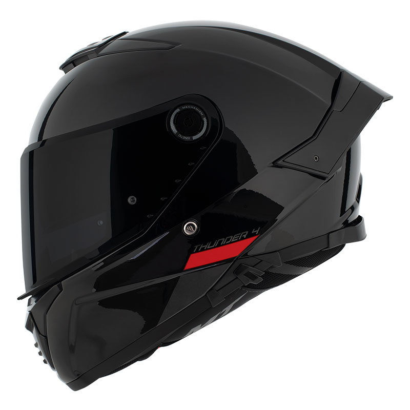 Mt Helmets Thunder 4 Sv Solid A1 Helmet Black MT-1308000011 Full