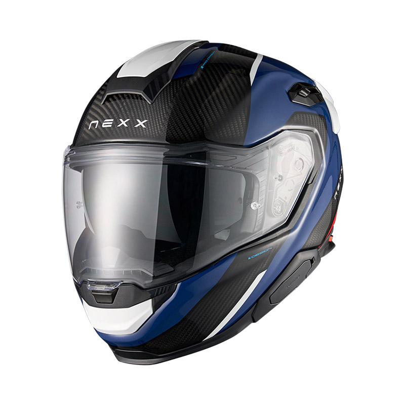 Casque Nexx X.TR Rush bleu rouge