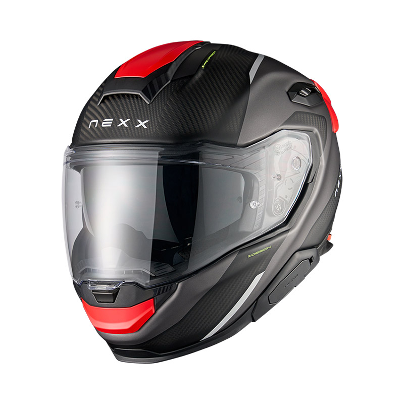 Casque Nexx X.TR Rush gris rouge