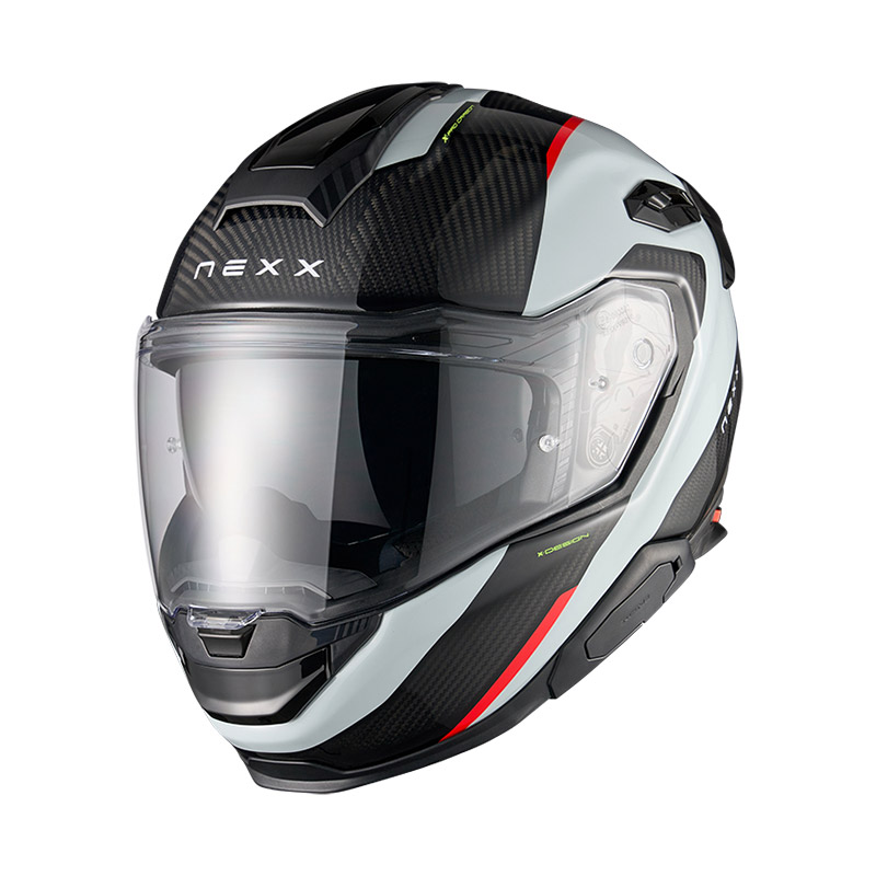 Casque Nexx X.TR Rush Noir Mat Rouge