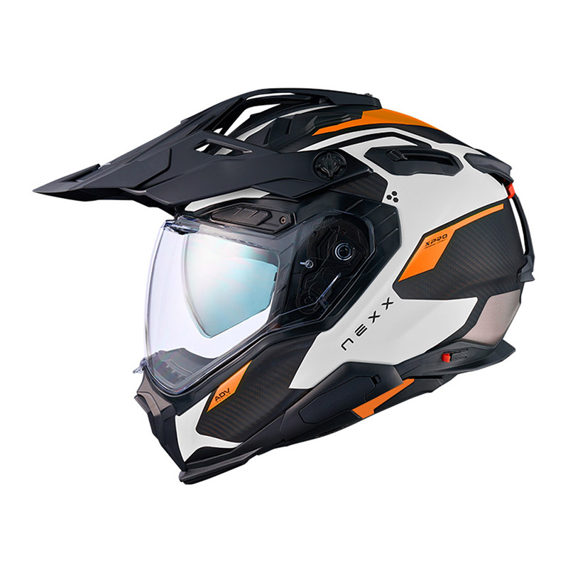 Casco Nexx X.Wed3 Keyo bianco arancio opaco