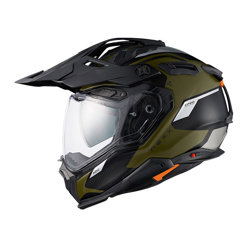 Casco Nexx X.Wed3 Keyo verde opaco argento