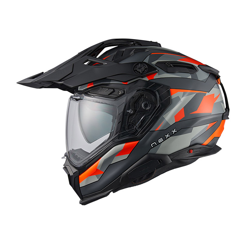 Casco Nexx X.Wed3 Trailmania grigio arancio opaco