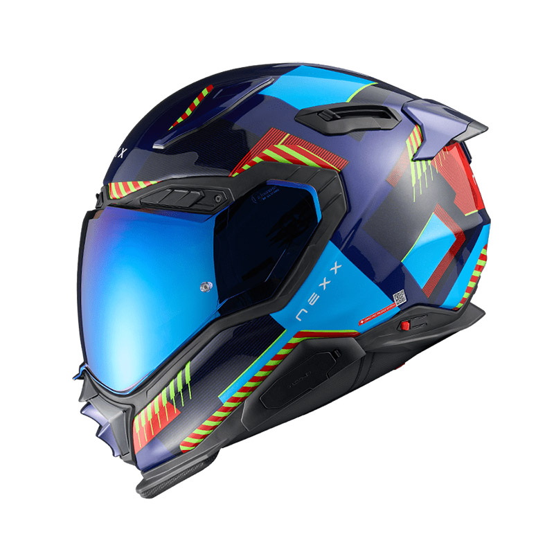 Casco Nexx X.WST3 Fluence blu rosso