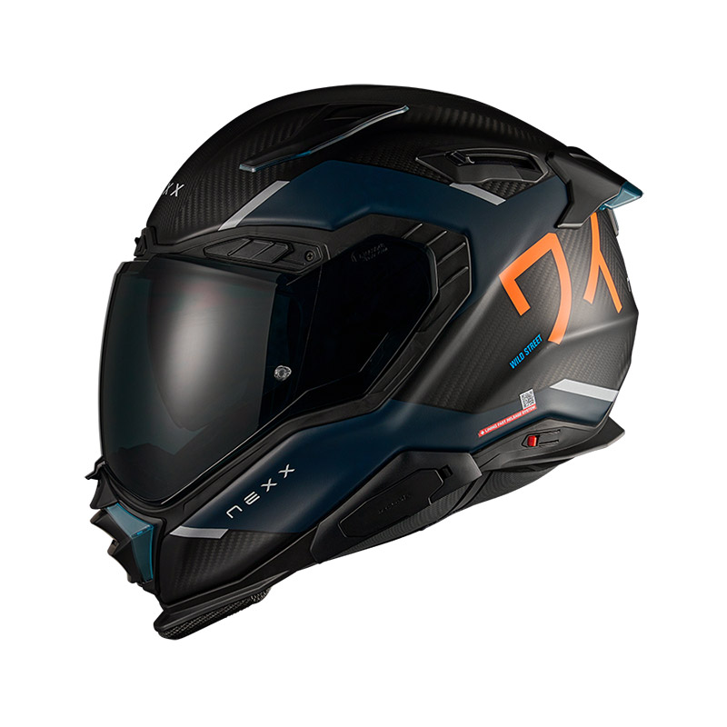 Casque Nexx X.WST3 Manga orange bleu mat