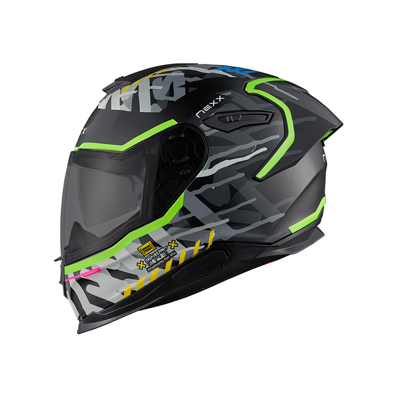 Casco Nexx Y.100R Urbangram nero opaco