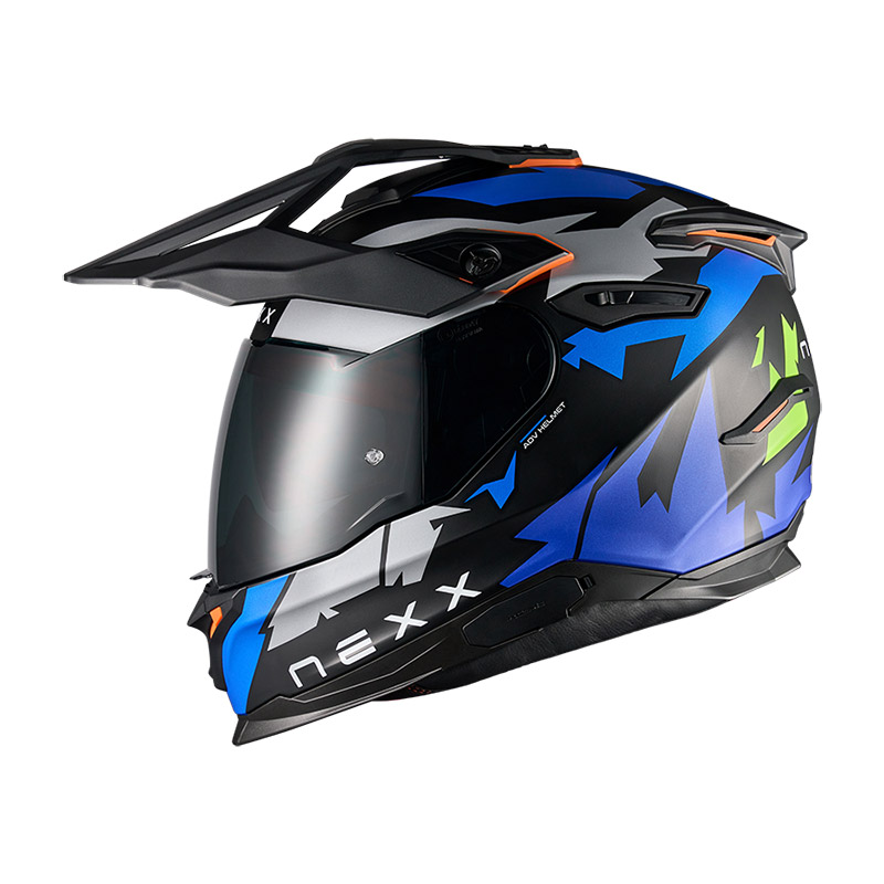 Casque Nexx Y.Travl Primal bleu neon mat