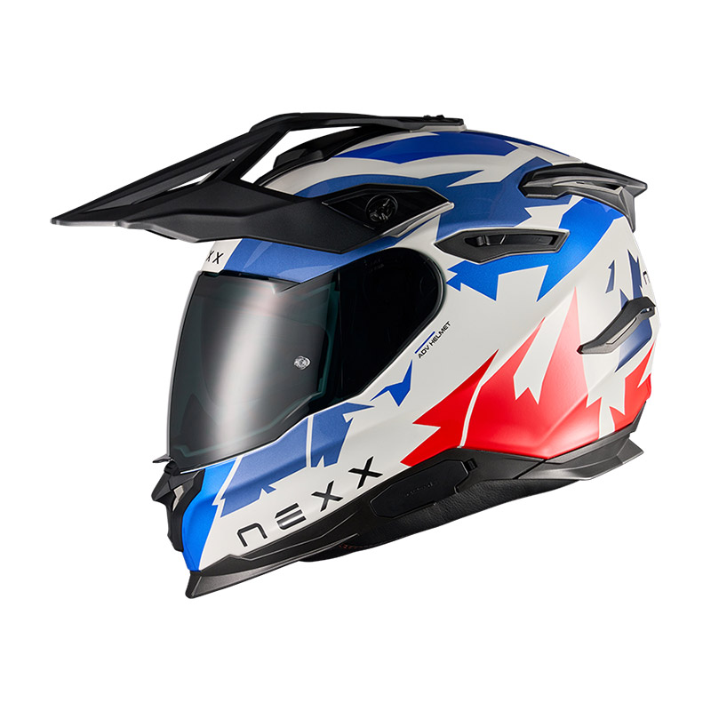 Casque Nexx Y.Travl Primal bleu rouge