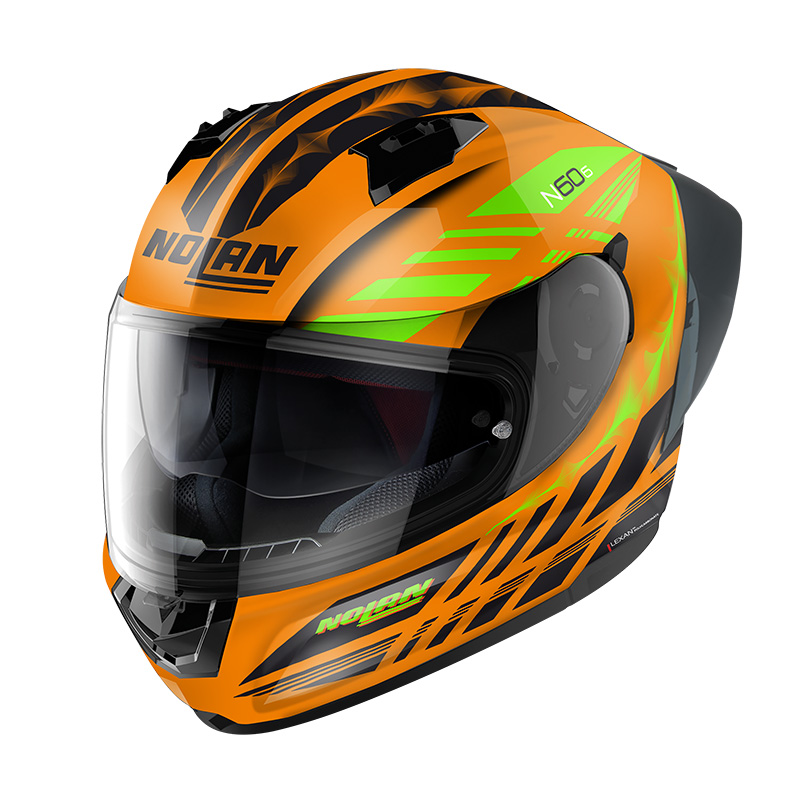 Casco Nolan N60.6 Sport Hotfoot arancio