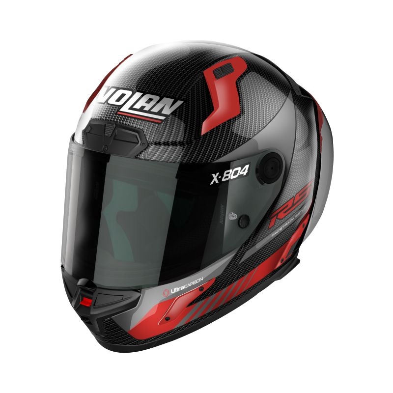 Casco Nolan X 804 RS Ultra Carbon Hot Lap rojo X84000482013 Cascos