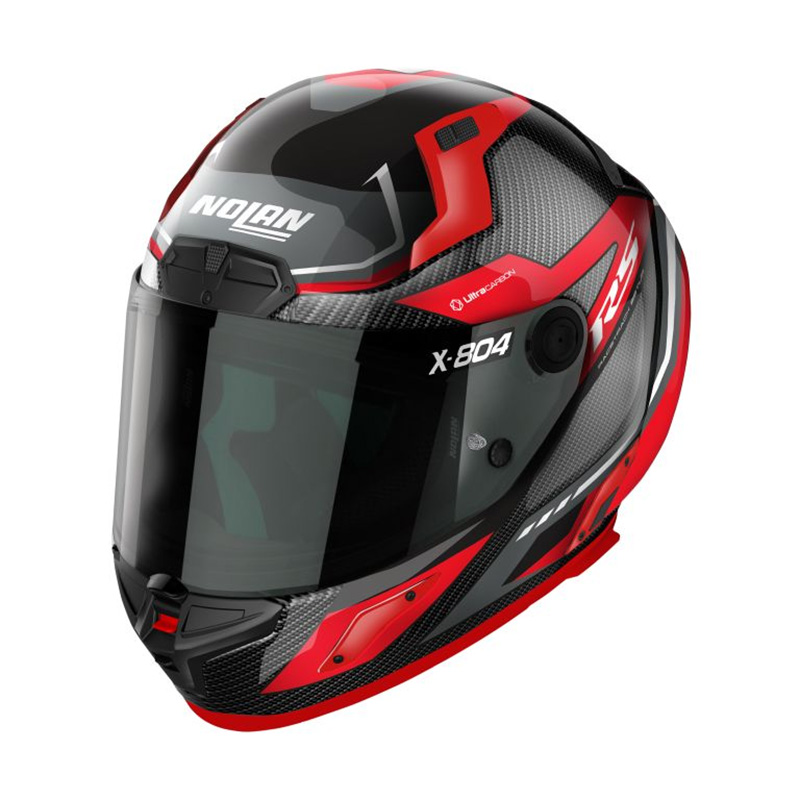 Casco Nolan X-804 RS Ultra Carbon Maven rosso