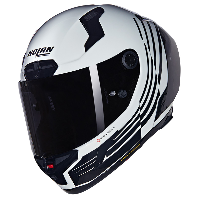 Casco Nolan X-804 RS Ultra Carbon Ala bianco