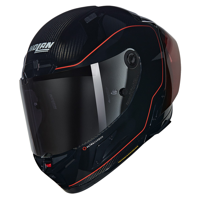 Nolan X-804 RS Ultra Carbon Asso Di Picche rot