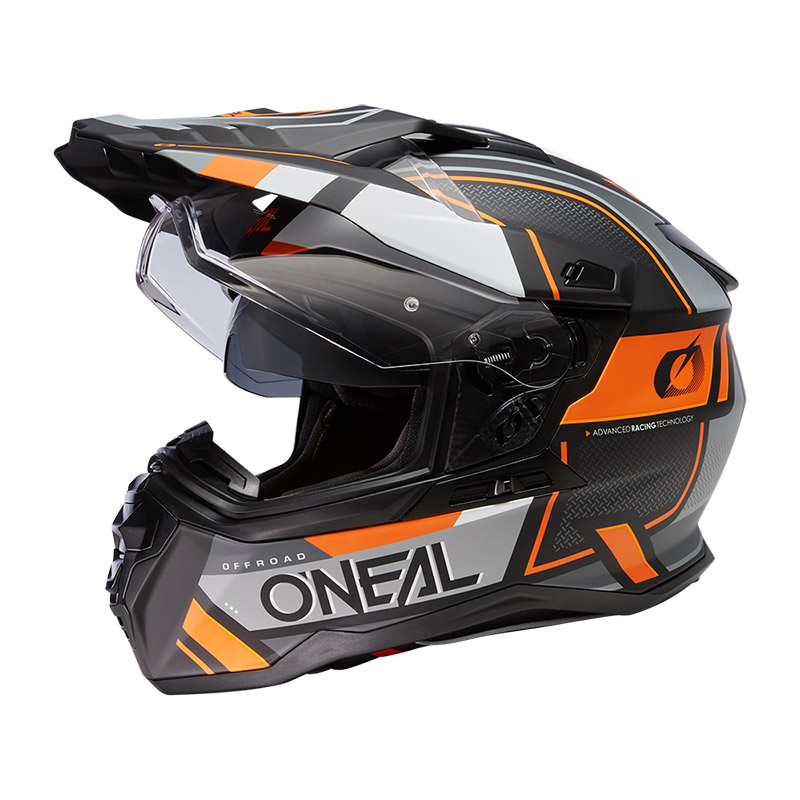 Casco O Neal D-Srs 2206 Square arancio