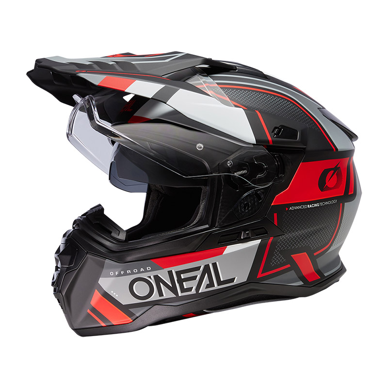 Casco O Neal D-Srs 2206 Square rosso