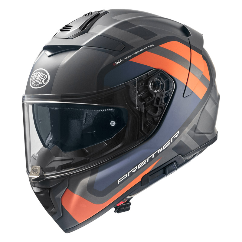 Casco Premier Devil 22.06 FZ 93 BM arancio nero