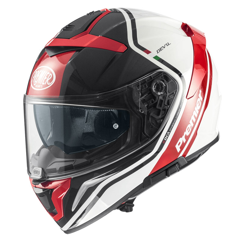 Casque Premier Devil 22.06 PH 2 rouge blanc