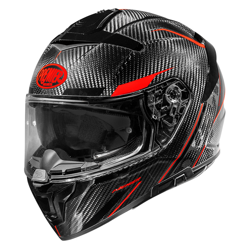 Casco Premier Carbon ST 2 22.06 rojo APINTDEICARST20 Cascos Integrales | MotoStorm