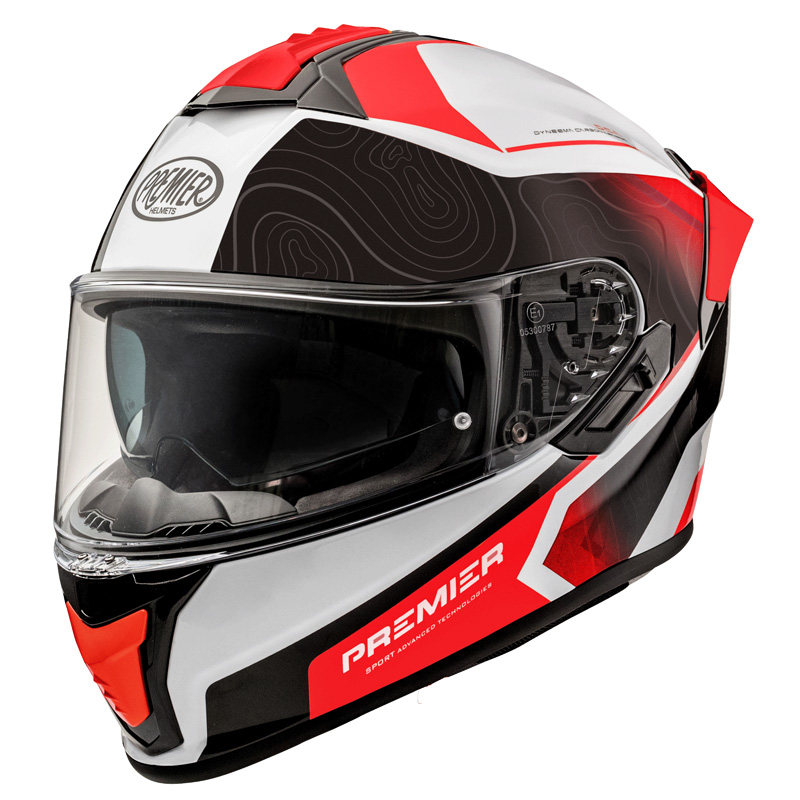 Casco Premier Evoluzione DK 2 BM rosso