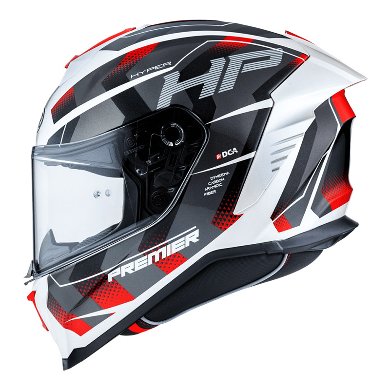 Casco Premier Hyper 22.06 HP 2 bianco rosso nero