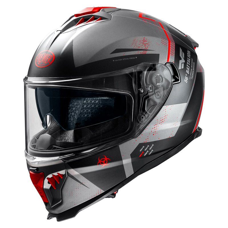 Casco Premier Typhoon BA 17 BM rosso