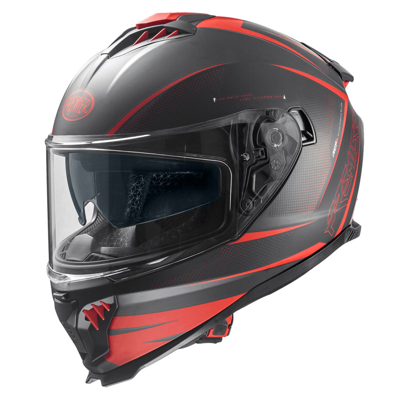 Casco Premier Typhoon FR 92 BM rosso