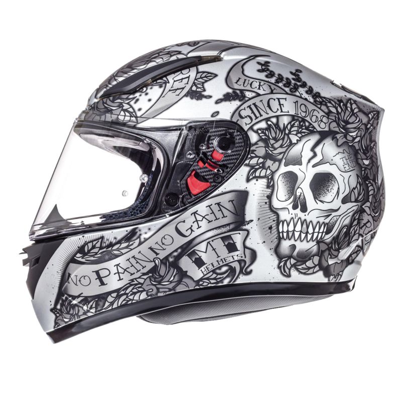 マウントヘルメットリベンジスカル ローズシルバーブラック フルフェイス ヘルメット Mt Motostorm マウントヘルメットリベンジスカル ローズシルバーブラック フルフェイス ヘルメット Mt Motostorm