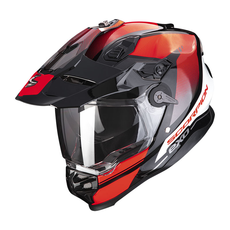 Casco Scorpion ADF-9000 Air Trial nero rosso