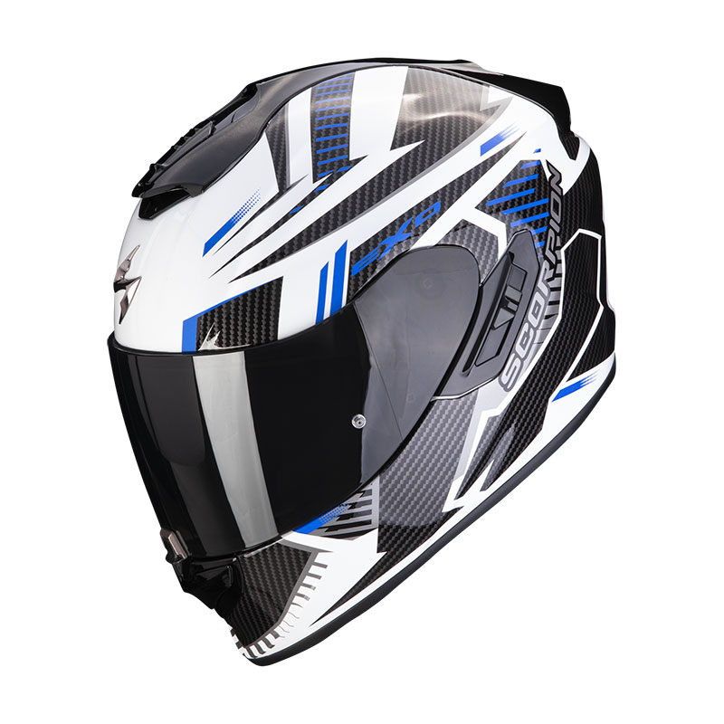 Scorpion EXO 1400 Evo Air Shell bianco blu