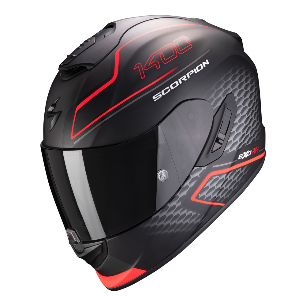 Scorpion Exo 1400 Air Galaxy Helmet Red SC-14-316-153 Full Face Helmets |  MotoStorm