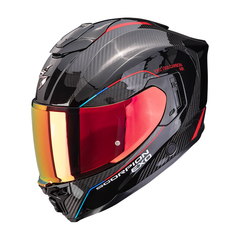Scorpion Exo-1500 Carbon Air Mundi Helmet Red