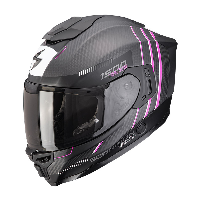 Scorpion Exo-1500 Carbon Air Zity Helmet Pink Matt