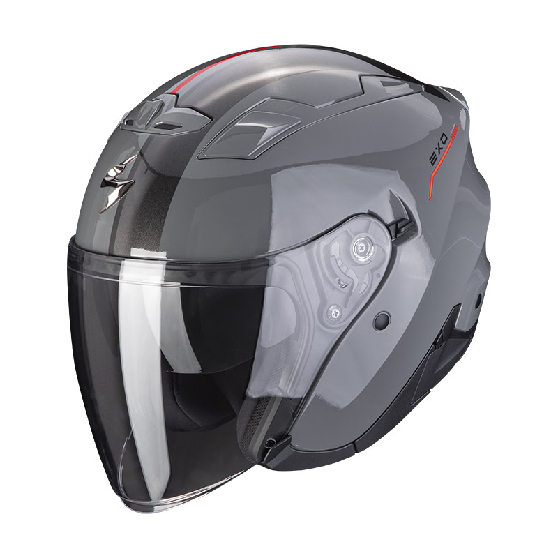 Casque Scorpion Exo 230 SR gris rouge