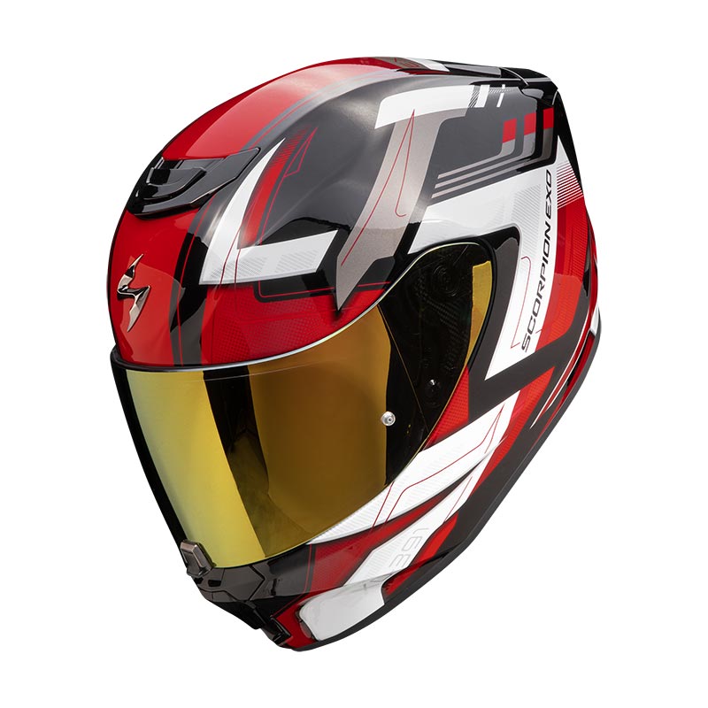 Scorpion Exo 391 Captor Helmet Black Red