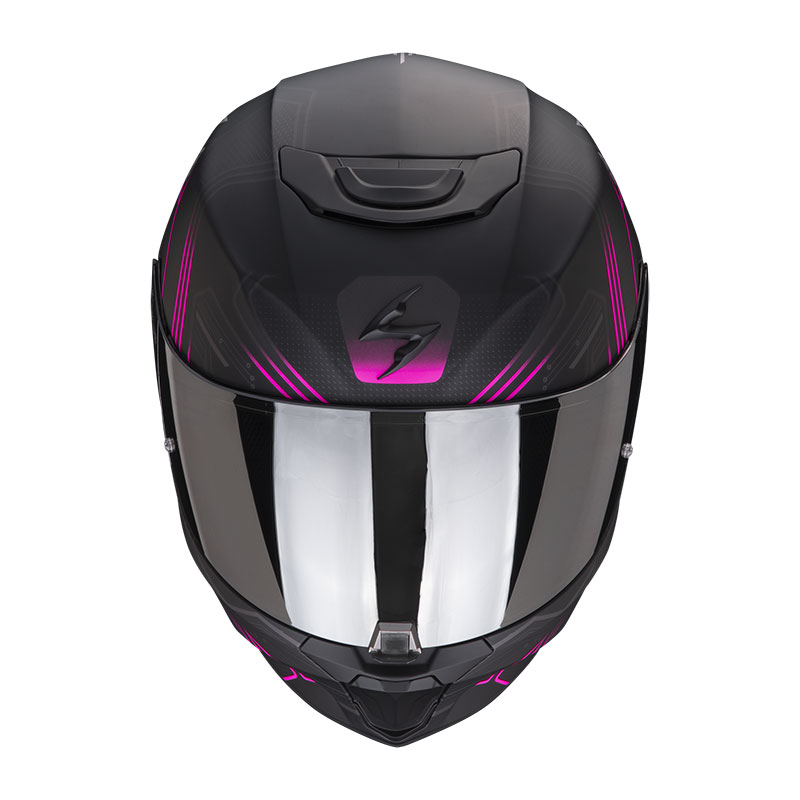 Casque moto Scorpion Exo 391 Arok gris rouge