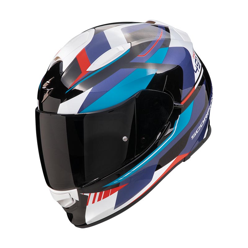 Casco Scorpion Exo 491 Abilis blu rosso