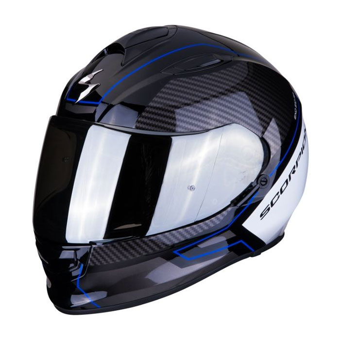 quemar Sacrificio Sollozos SCORPION EXO-510 AIR FRAME NEGRO AZUL BLANCO 51-274-230 Cascos Integrales |  MotoStorm