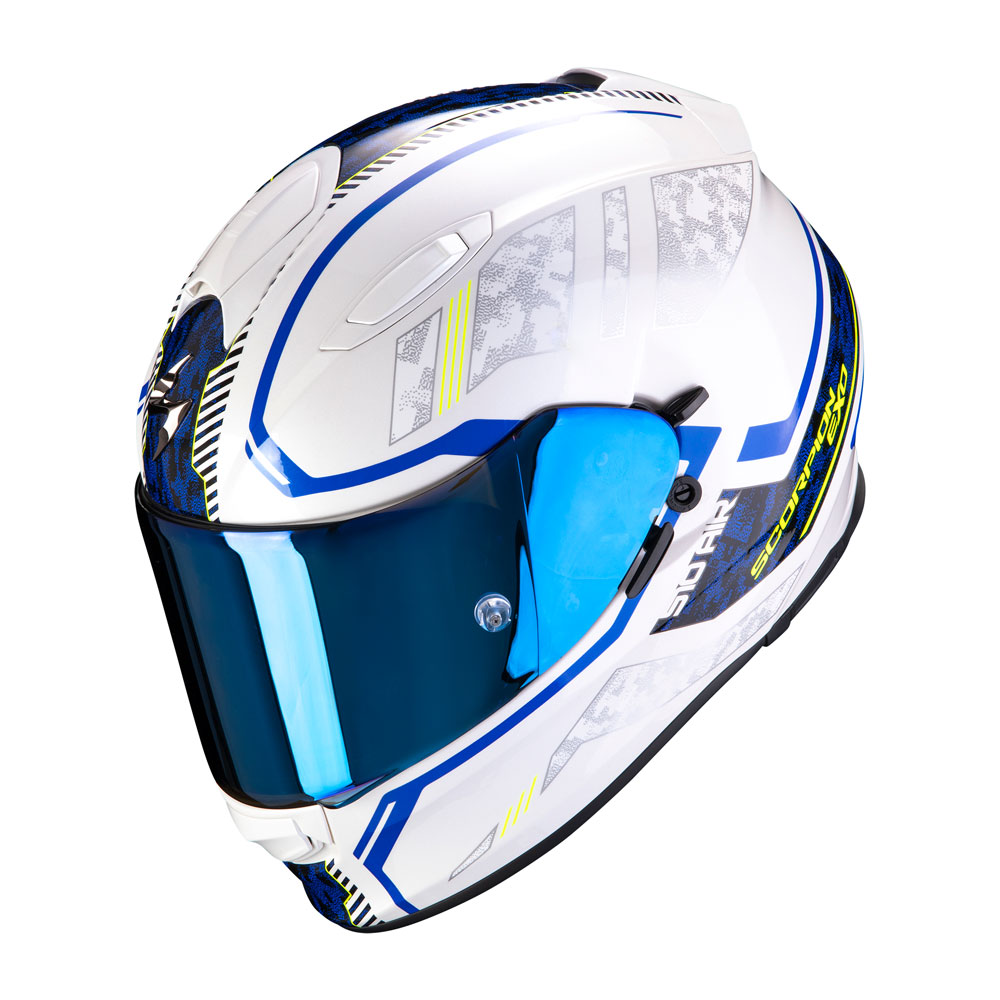 Scorpion Exo 510 Air Occulta Helmet Blue White 51 311 126 Full