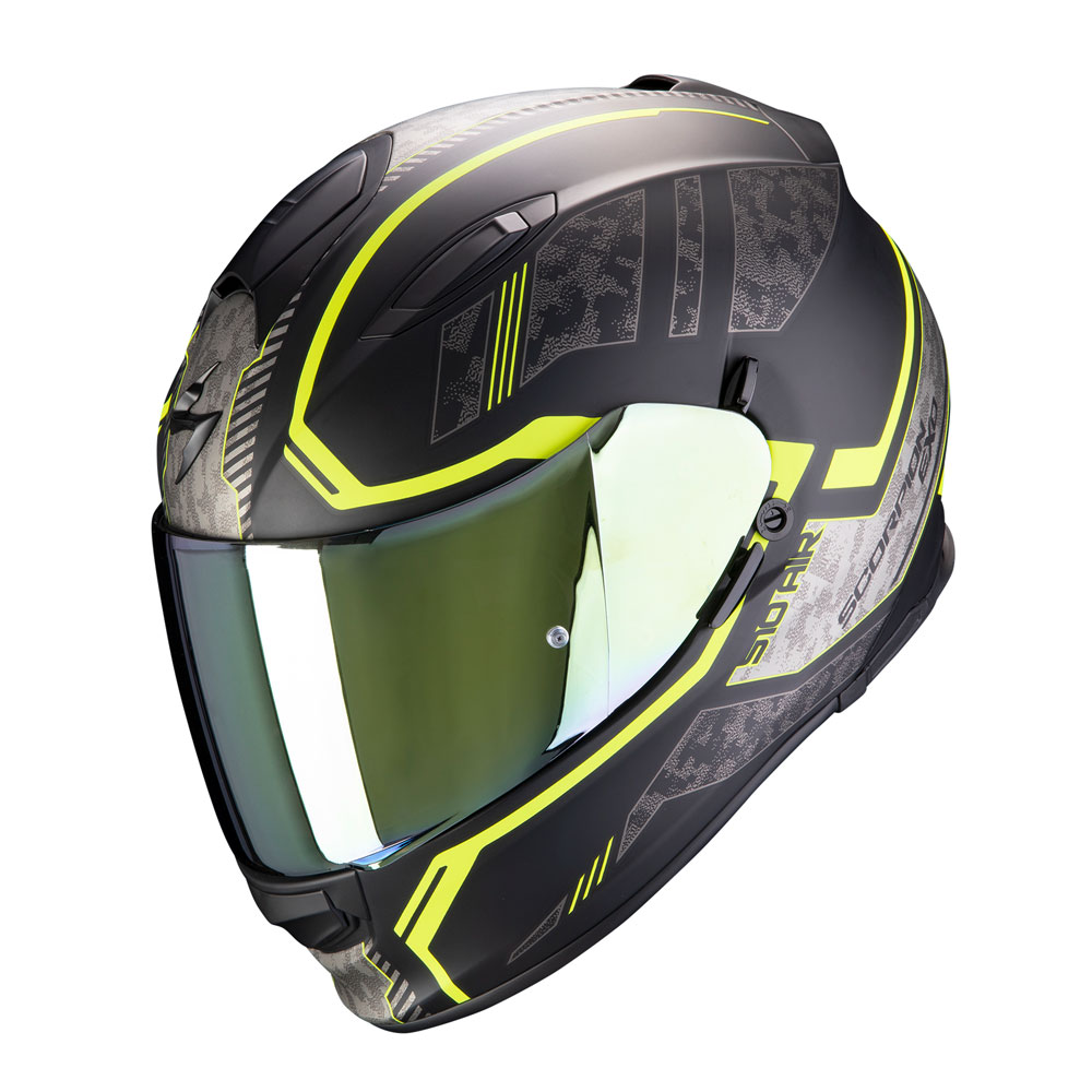 Scorpion Exo 510 Air Occulta Helmet Yellow Black 51 311 157 Full