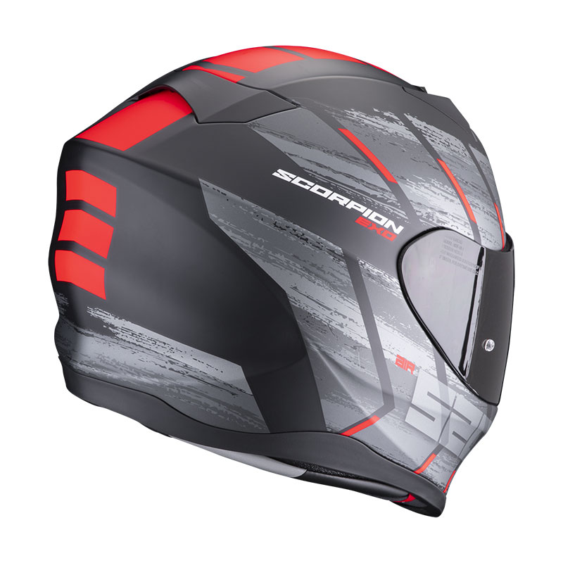 Scorpion EXO 520 Evo Air Maha schwarz mat rot 17241024 Integral Helme MotoStorm