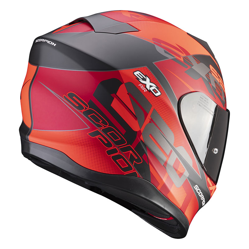 Scorpion Exo 520 Air Cover Helmet Black Red Sc 72 355 24 Full Face Helmets Motostorm