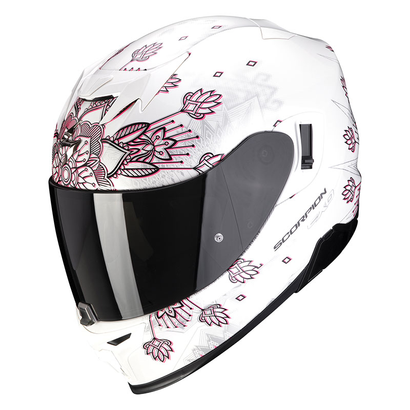 Casco Scorpion Exo 520 Air Tina bianco argento