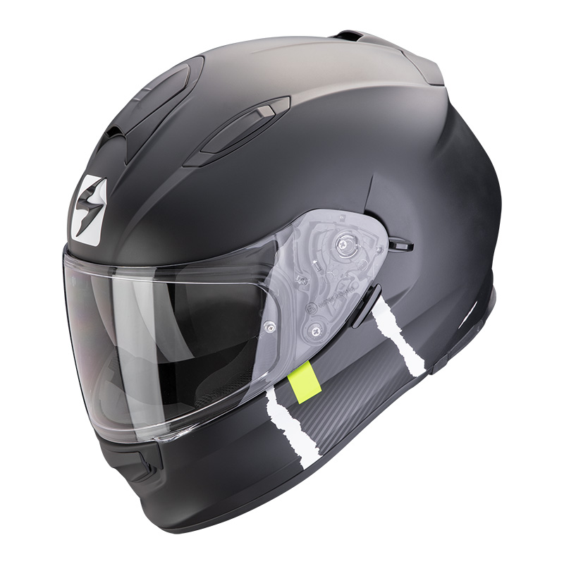 Casco Scorpion Exo 491 Code nero opaco argento