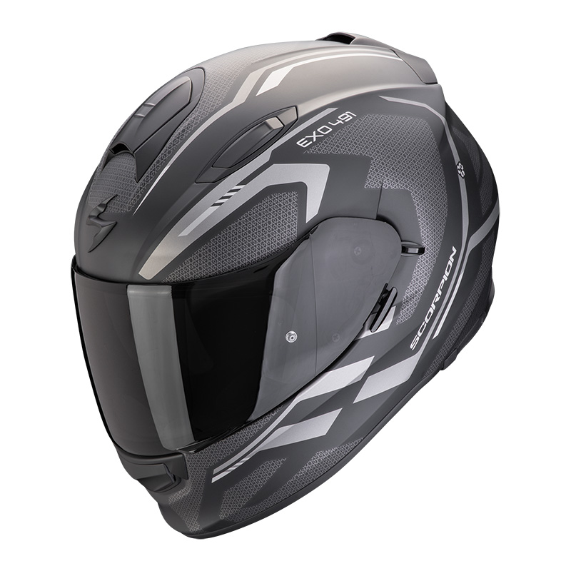 Casco Integrale Scorpion Exo-491 Solid Nero Opaco