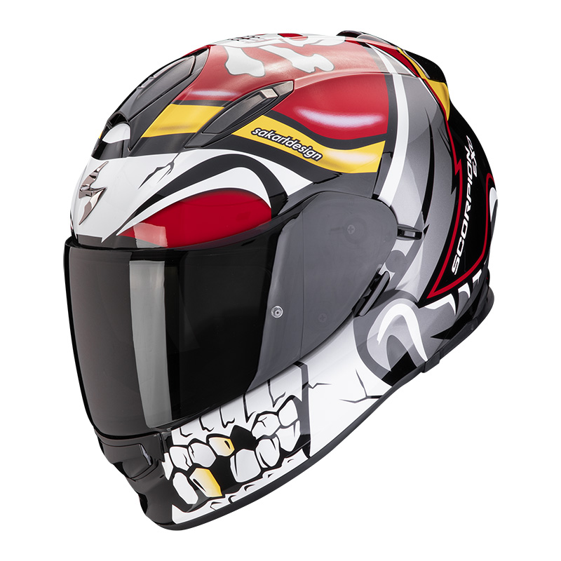 Casque Scorpion Exo 391 Spada Noir Mat Rose - Casque Intégral