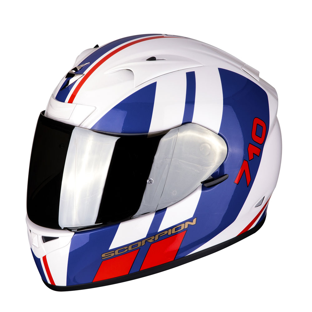 Casco Moto Scorpion Exo-710 Air Gt blu