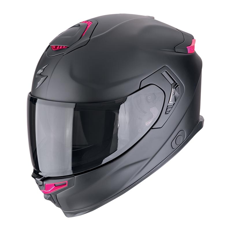 Casco Scorpion Exo-GT Sp Air negro mate rosa
