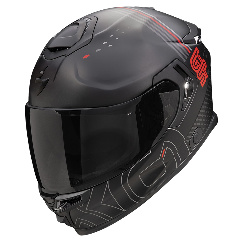 Scorpion Exo-gt Sp Air Techlane Helmet Black Matt Red