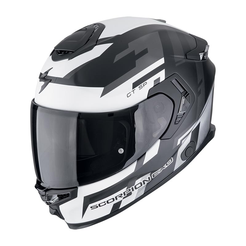 Scorpion Exo-gt Sp Air Tornado Helmet Black Silver