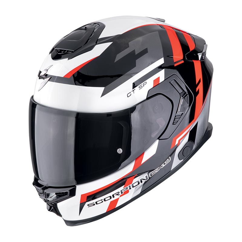 Scorpion Exo-GT Sp Air Tornado Helm schwarz rot